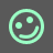 Friendster Grey Icon 48px png