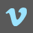 Vimeo Grey Icon icon