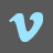 Vimeo Grey Icon