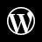 WordPress White Icon