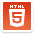 HTML5 Icon 34px png