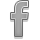 Facebook Inactive Icon icon