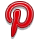 Pinterest Shadow Icon 40px png