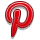 Pinterest Shadow Icon