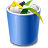 Recycle Bin Full Icon 24px png