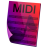 Midi File Icon 48px png