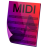 Midi File Icon