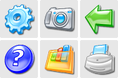 Stock icons: 3D Aqua Icons