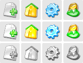 : 3D Aqua Icons