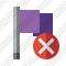 Иконка Фиолетовый флаг Удалить