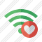 Иконка Wi-Fi Зелёная Избранное