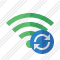 Иконка Wi-Fi Зелёная Обновить