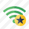 Иконка Wi-Fi Зелёная Звезда