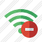 Иконка Wi-Fi Зелёная Стоп