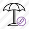 Иконка Пляжный зонт Связь