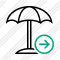 Иконка Пляжный зонт Следующий
