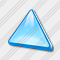 Triang Cyan Icon