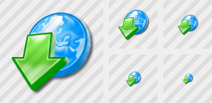 Web Download Icon