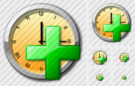 Clock Add Icon