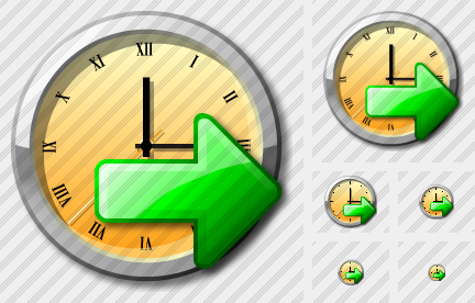 Clock Export Icon