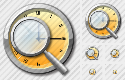 Clock Search Icon