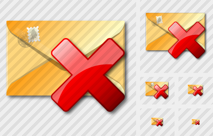 Icone Email Delete