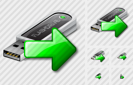 Flashdrive Export Icon