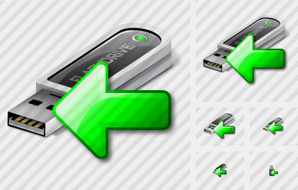 Flashdrive Import Icon