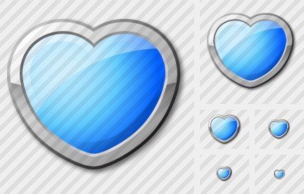  Heart Cyan