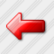 Arrow Left Red Icon