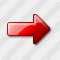 Arrow Right Red Icon