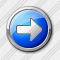 Arrow2 Right Blue Icon