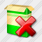 Boxshot Open Delete Icon