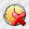 Clock Delete Icon