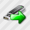 Flashdrive Export Icon