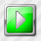 Media Play Green Icon