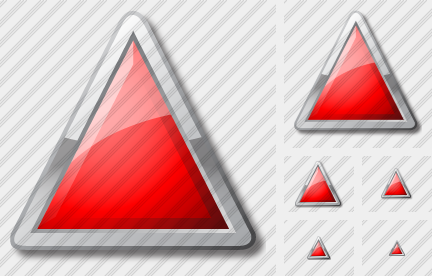 Icone Triangle Red