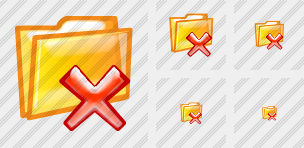 Folder Remove Icon