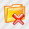 Folder Remove Icon