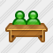  2 Pupils Desk Icon