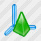 Graph 3d Icon