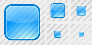 Square Cyan Icon