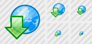 Web Download Icon