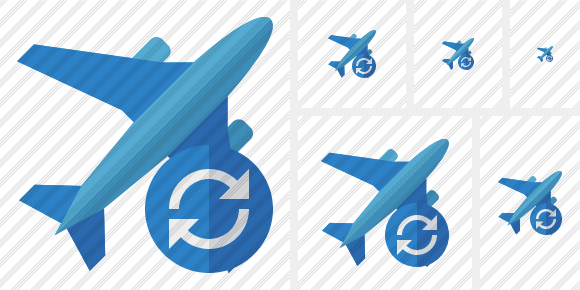 Airplane 2 Refresh Icon