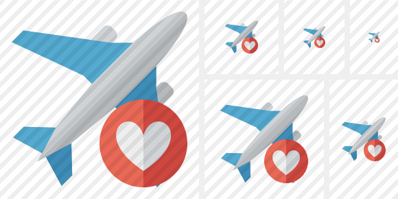 Airplane Favorites Icon