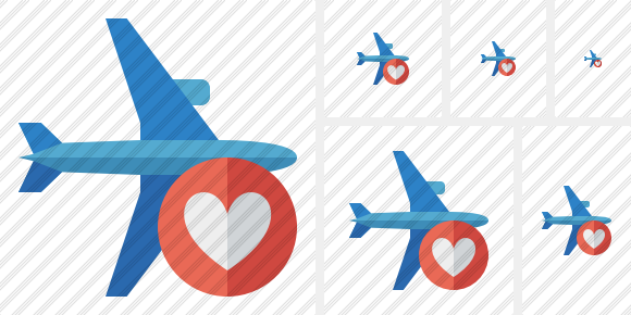 Airplane Horizontal 2 Favorites Icon