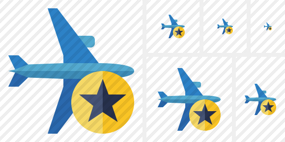  Airplane Horizontal 2 Star