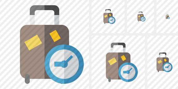 Baggage Clock Icon