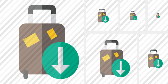 Baggage Download Icon