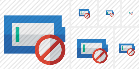 Icone Battery Empty Block